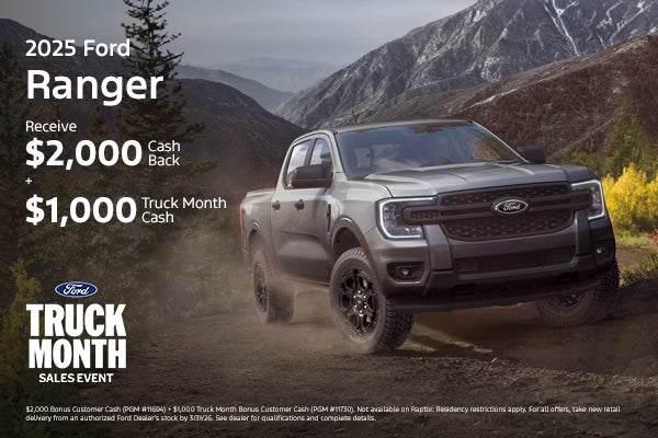 2025 Ford Ranger Models