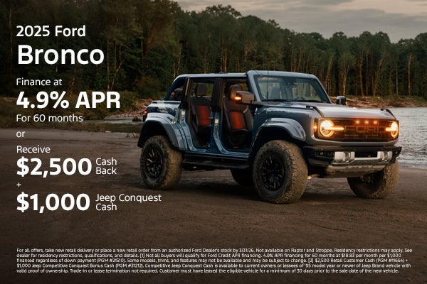 2025 Ford Bronco Models