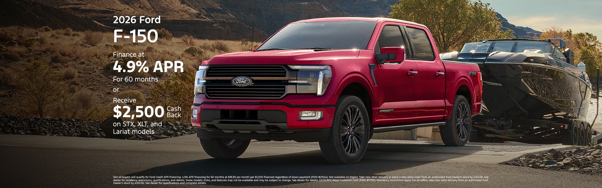 New 2026 Ford F-150 Models