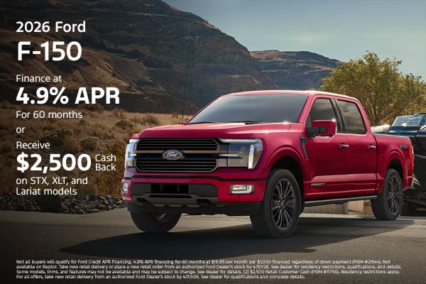 New 2026 Ford F-150 Models