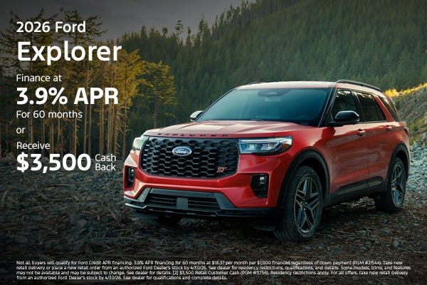 New 2026 Ford Explorer Models