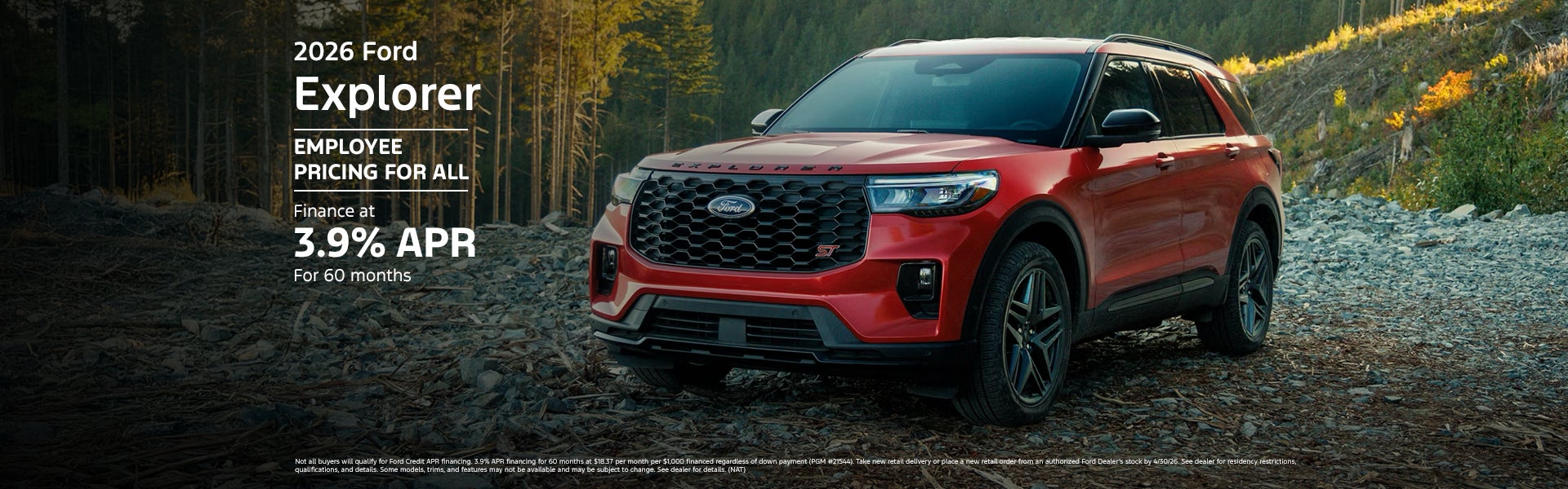 New 2026 Ford Explorer