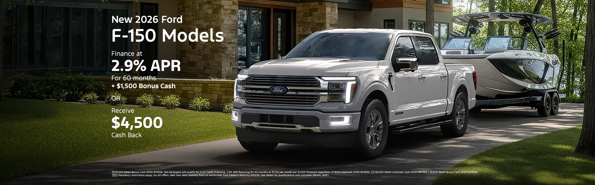 New 2026 Ford F-150 Models