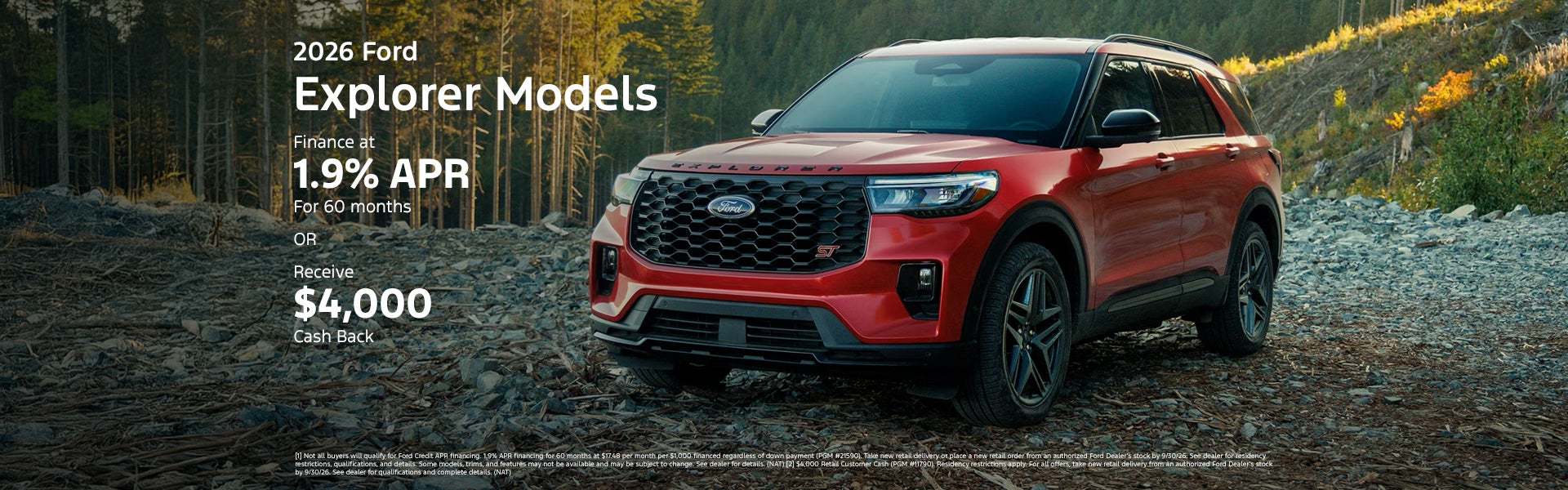New 2026 Ford Explorer Models