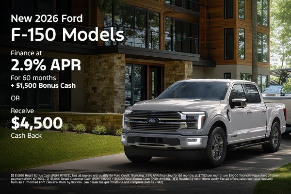 New 2026 Ford F-150 Models