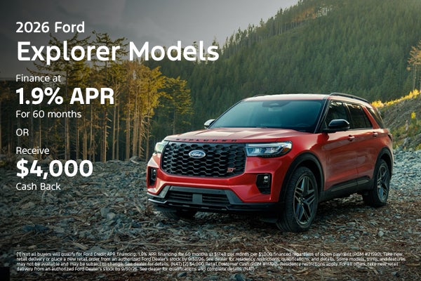 New 2026 Ford Explorer Models