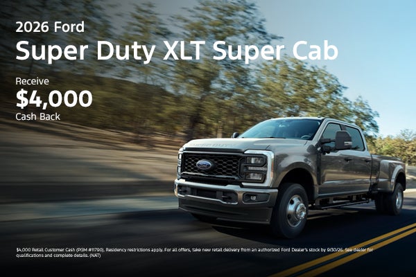 New 2026 Ford Super Duty XLT Super Cab