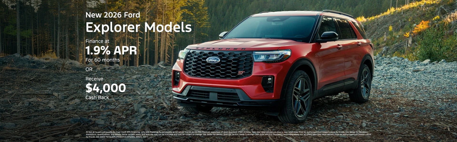 New 2026 Ford Explorer Models