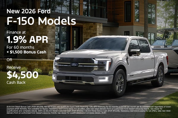 New 2026 Ford F-150 Models