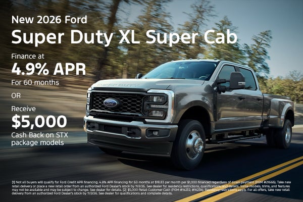 New 2026 Ford Super Duty XL Super Cab