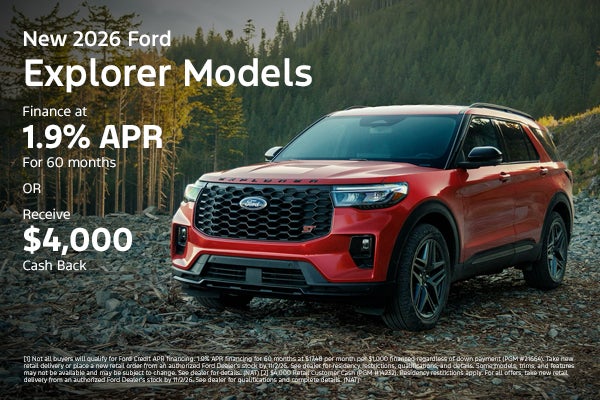 New 2026 Ford Explorer Models